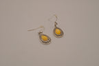 Vintage Avon faux citrine drop earring