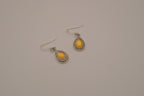 Vintage Avon faux citrine drop earring