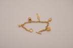 Vintage 22K Gold Plated Cleveland Museum of Art (CMA) Egyptian Charm Bracelet