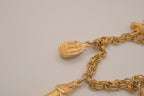 Vintage 22K Gold Plated Cleveland Museum of Art (CMA) Egyptian Charm Bracelet
