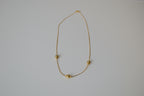 Minimalist beaded station necklace