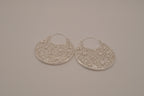 Avon filigree floral hoop earrings