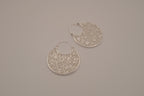 Avon filigree floral hoop earrings