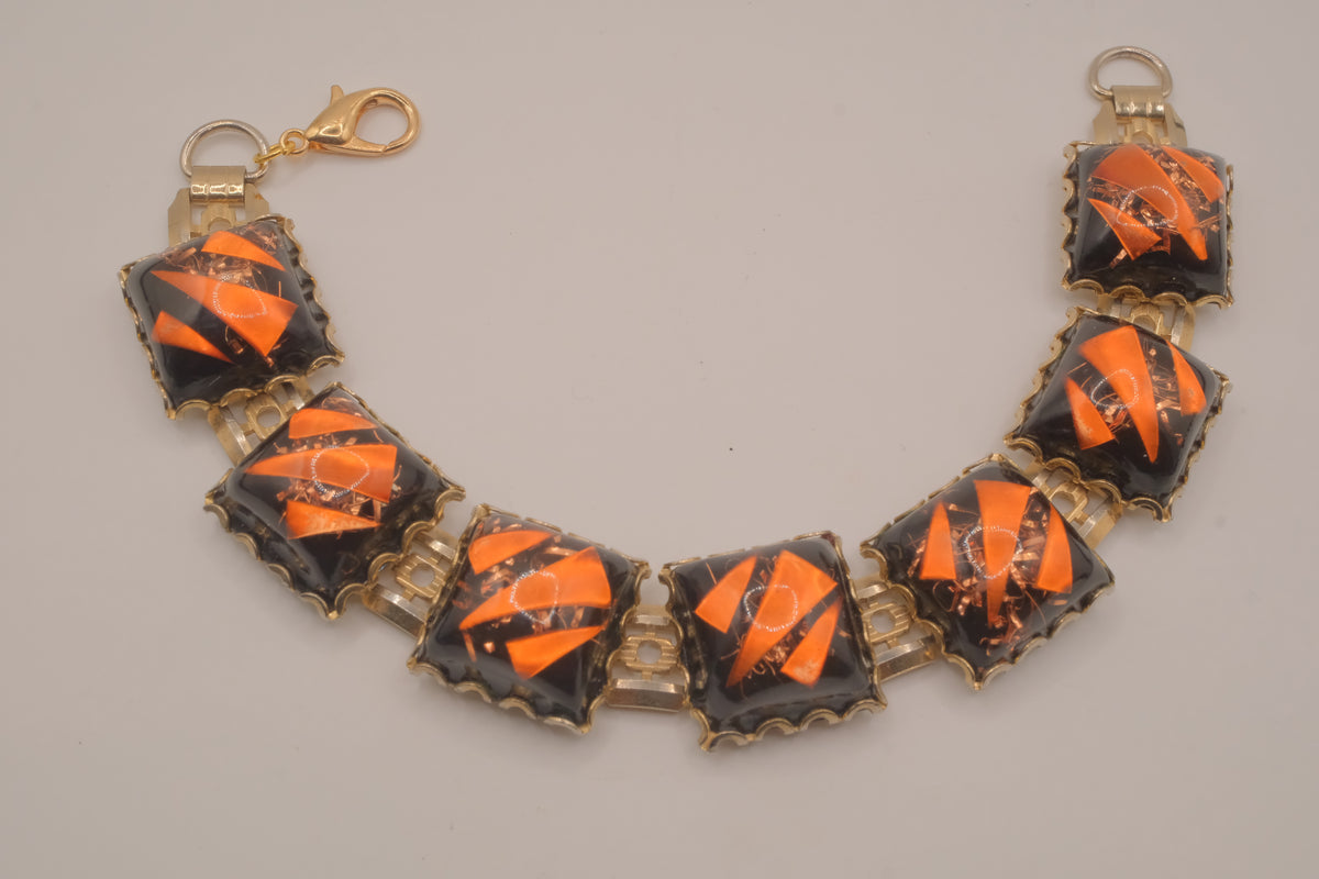 Reworked Coro panel link bracelet