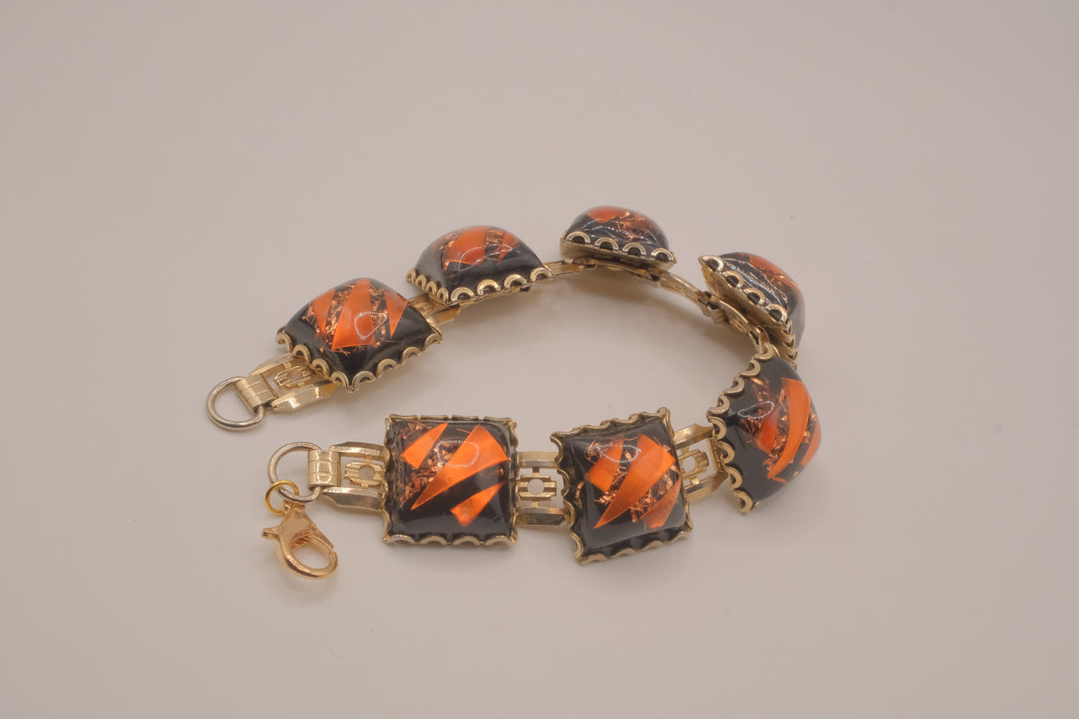 Reworked Coro panel link bracelet
