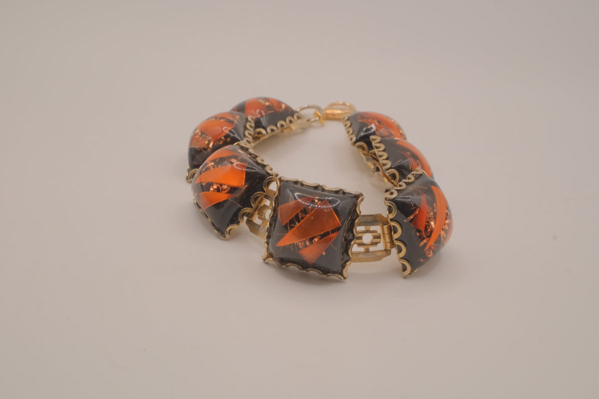 Reworked Coro panel link bracelet