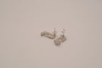 Mood stone dolphin stud earrings
