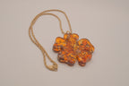 Vintage four-leaf clover pendant on Sarah Cov chain