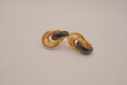 Vintage 1980s retro-style statement earrings