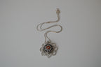Vintage snap button pendant chain