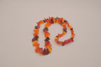 Vintage amber chip necklace
