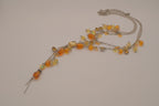 Beaded Y-shaped lariat necklace