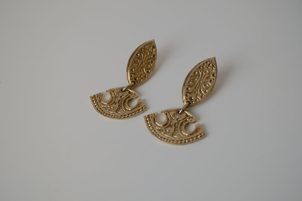 Vintage Tuareg-inspired dangle earrings