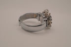 Vintage Figaro Couture rhinestone peek-a-boo bangle bracelet watch&nbsp;