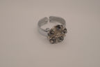 Vintage Figaro Couture rhinestone peek-a-boo bangle bracelet watch&nbsp;