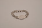 Vintage Speidel USA triple-chain ID bracelet