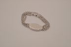 Vintage Speidel USA triple-chain ID bracelet