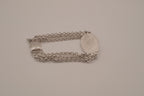 Vintage Speidel USA triple-chain ID bracelet