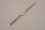 Vintage Speidel USA triple-chain ID bracelet