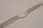 Vintage Speidel USA triple-chain ID bracelet