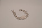 Vintage Speidel USA triple-chain ID bracelet