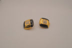 Vintage Art Deco style clip-on earrings