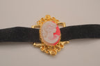 Vintage cameo choker necklace