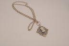 Vintage Victorian-style cameo pendant necklace