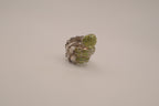 Green Anaconda Statement Ring