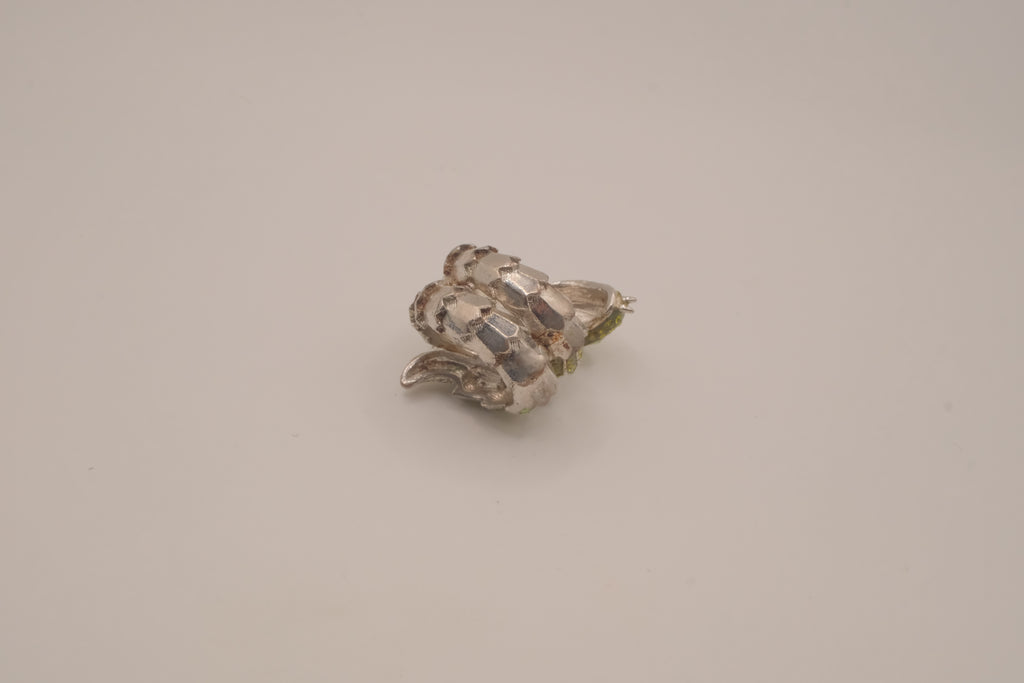 Green Anaconda Statement Ring
