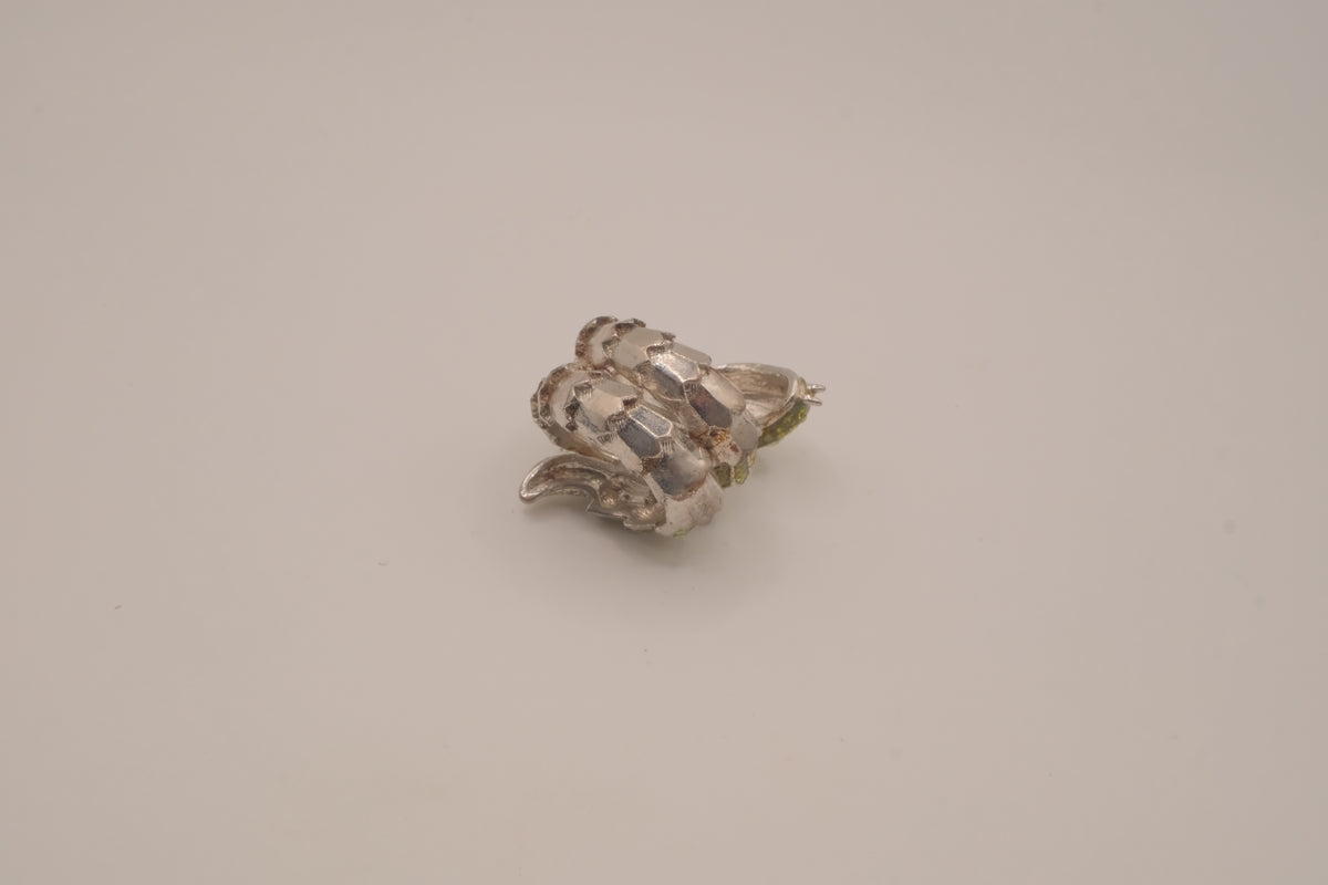 Green Anaconda Statement Ring