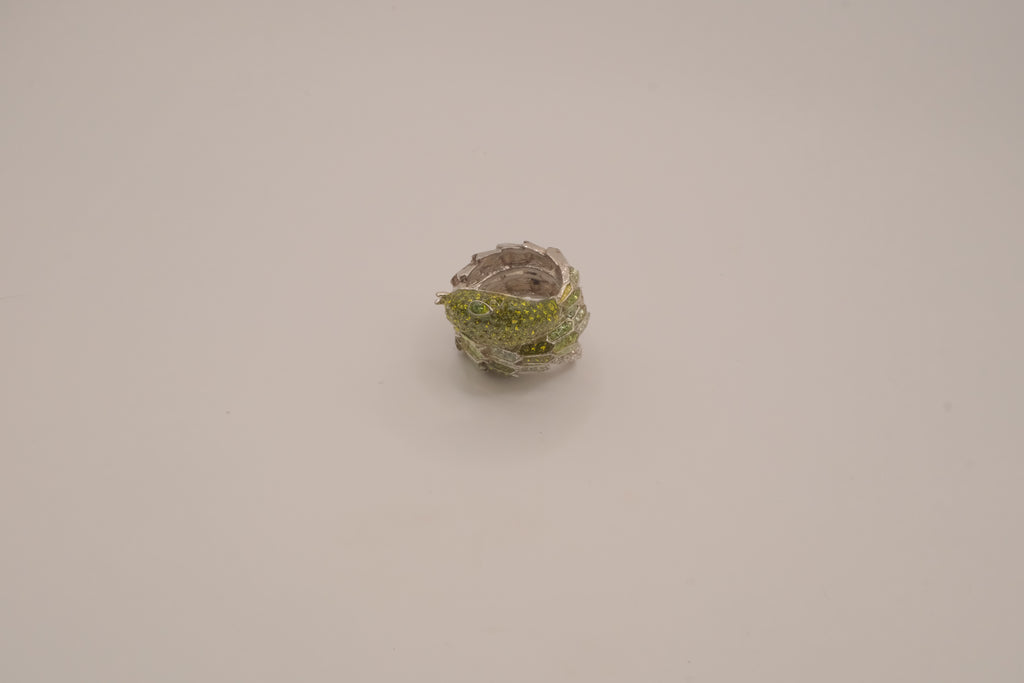 Green Anaconda Statement Ring