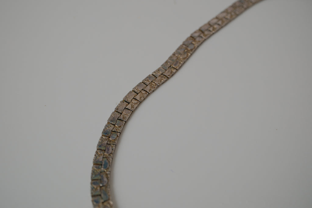 Vintage Flat Square link chain
