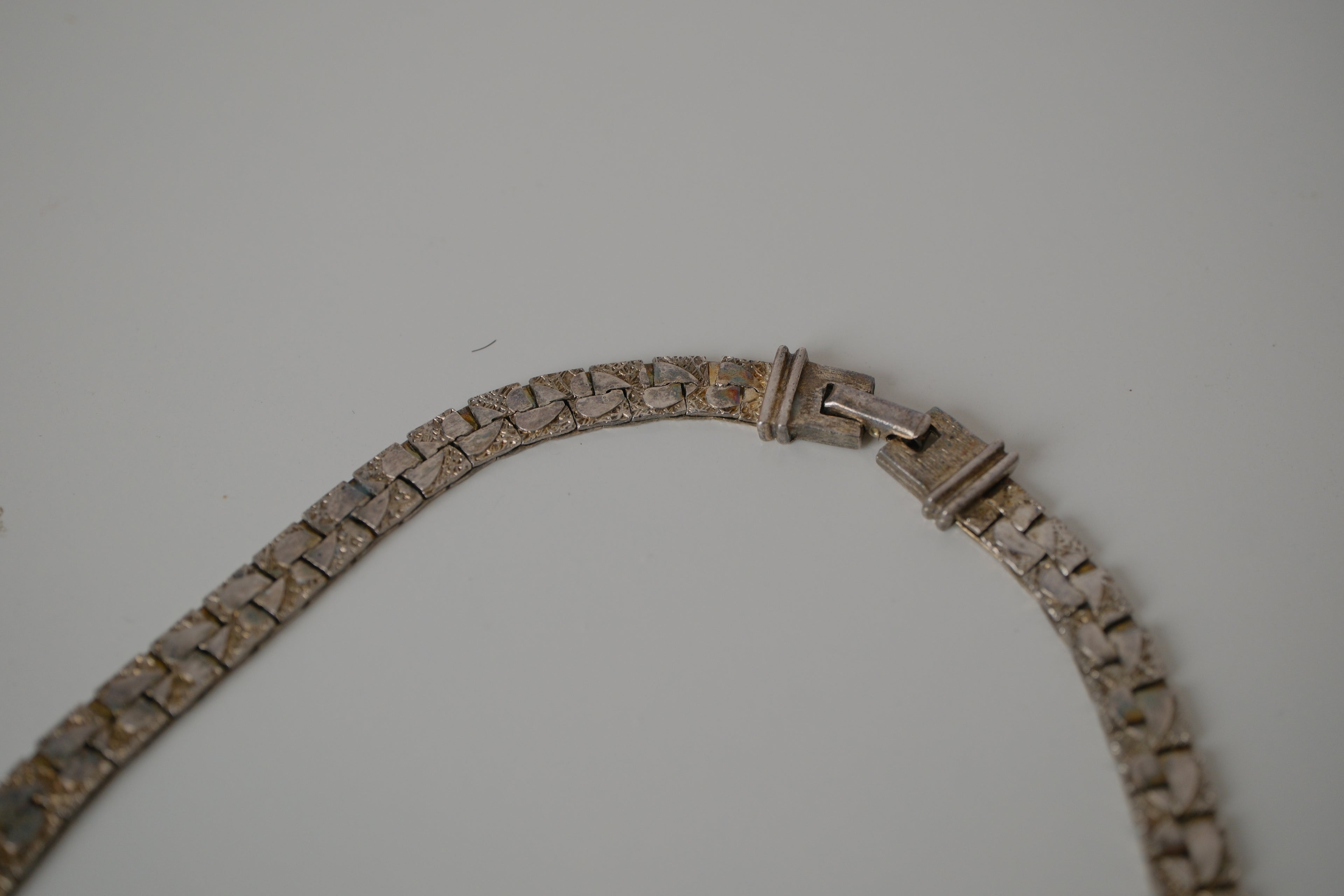 Vintage Flat Square link chain