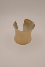 Vintage modernist textured cuff bracelet&nbsp;