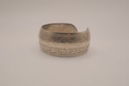 Vintage Tibetan-style silver cuff bracelet
