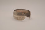 Vintage Tibetan-style silver cuff bracelet