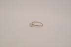 Sterling silver classic solitaire ring