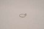 Sterling silver classic solitaire ring