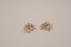 Vintage mid-century clip-on earrings