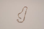Sterling silver beaded chain bracelet
