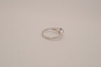 Vintage Sterling silver light blue stone ring