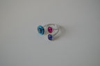 Swarovski eminence Tri colored ring