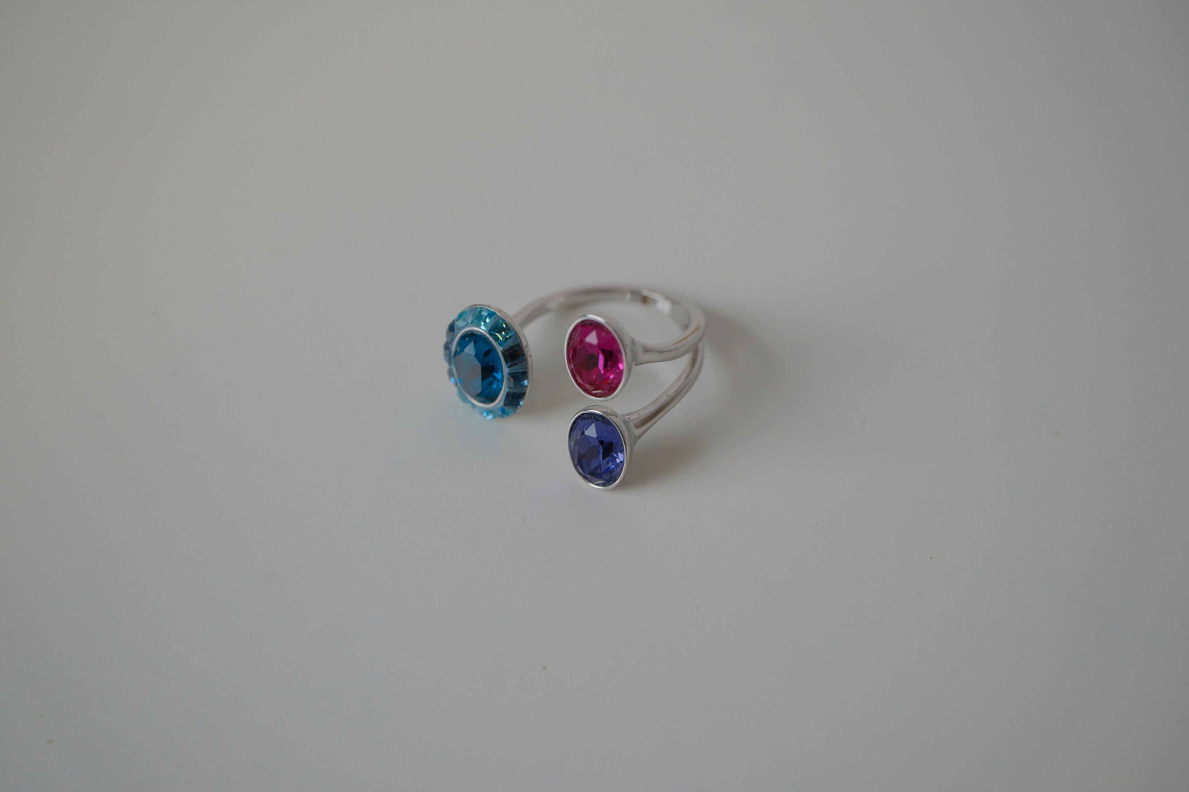 Swarovski eminence Tri colored ring