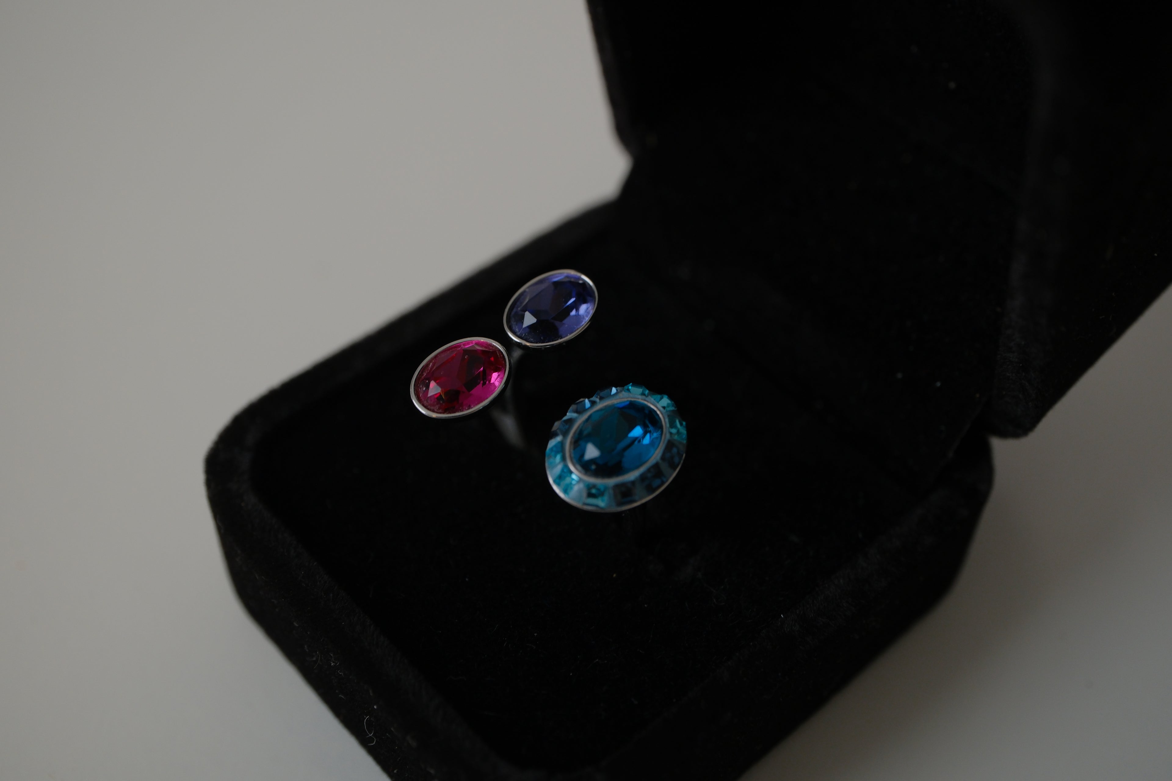 Swarovski eminence Tri colored ring