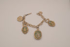 Vintage 1950s Asian-style charm bracelet