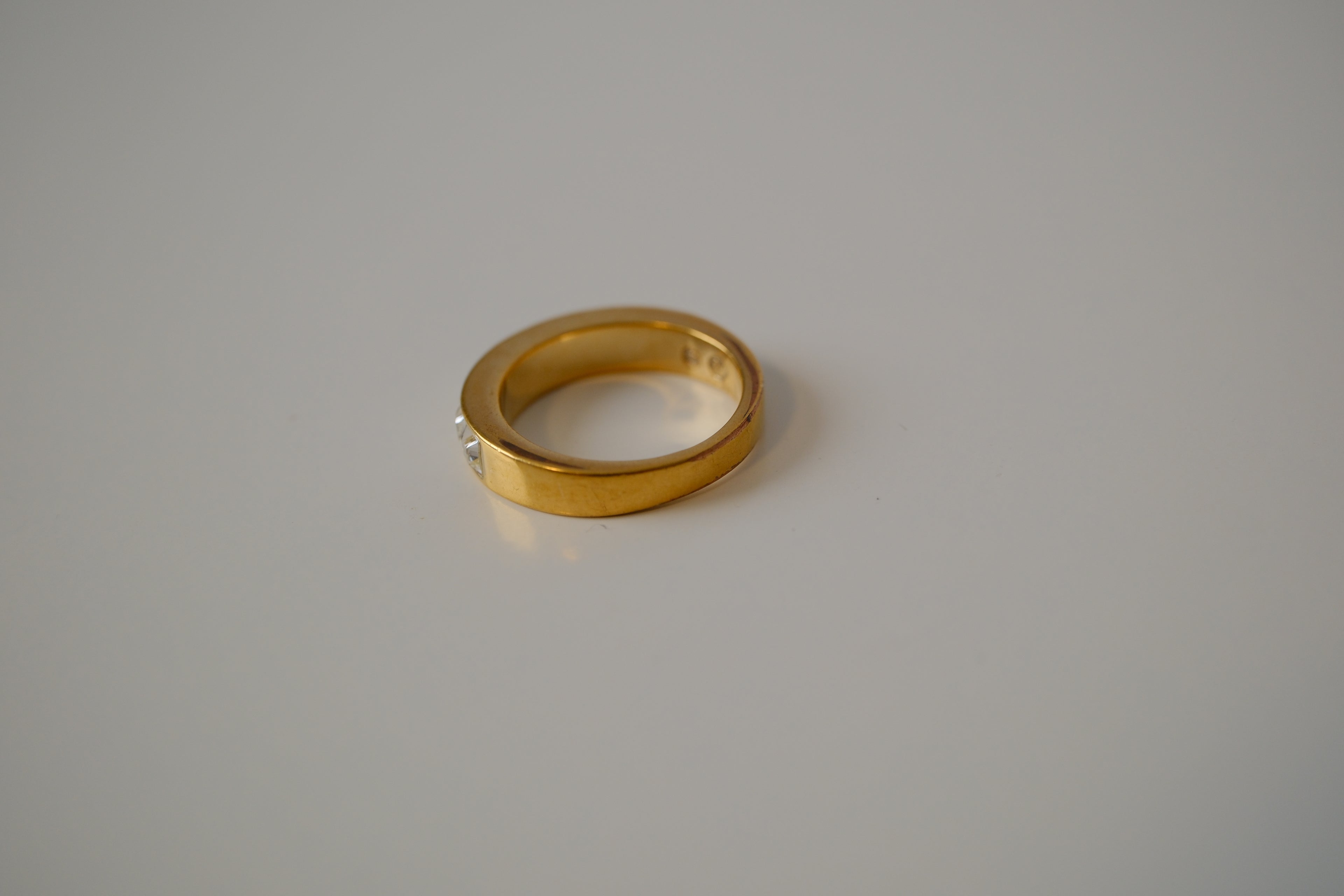 Swarovski Gold-Tone Half Eternity Ring