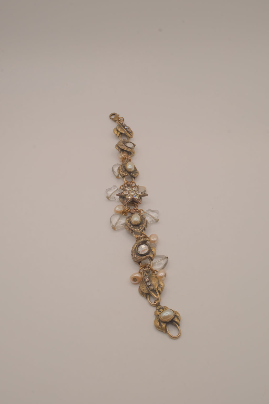 Vintage Victorian Revival charm bracelet