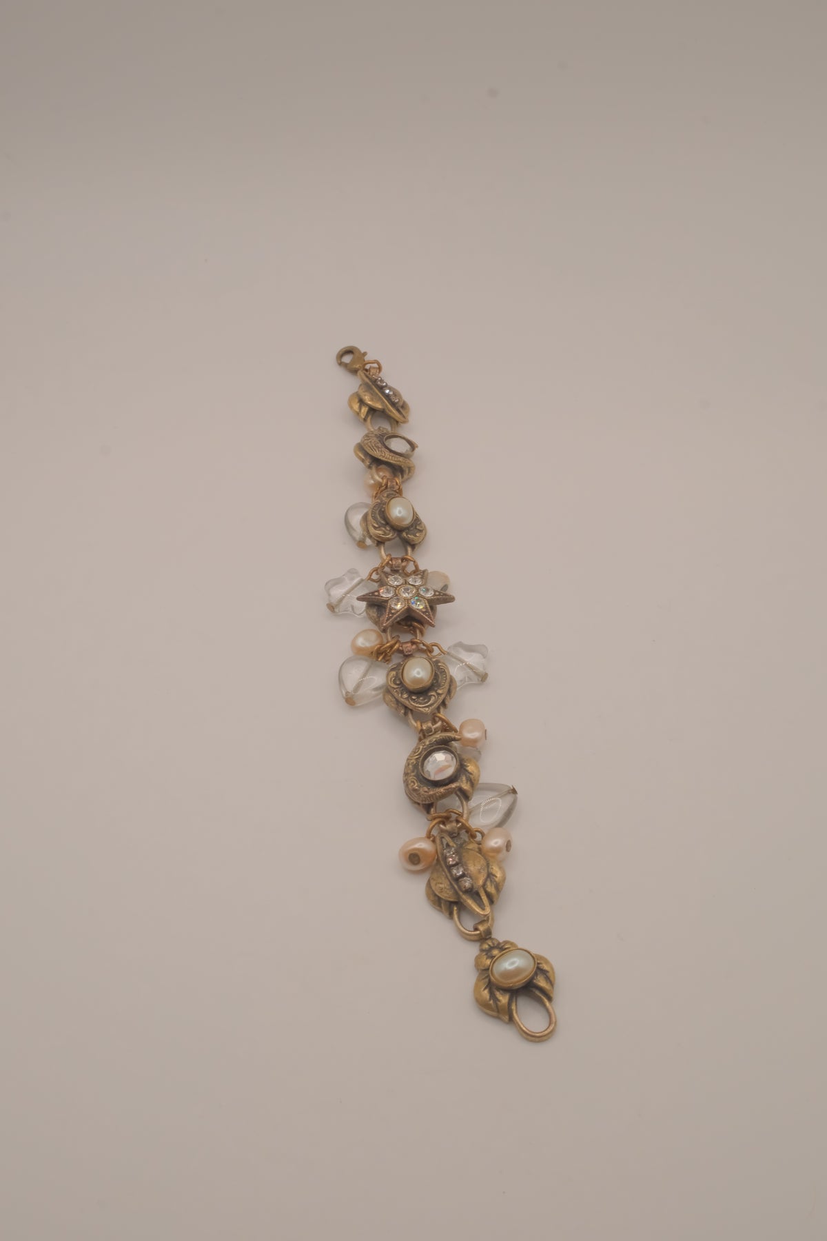 Vintage Victorian Revival charm bracelet