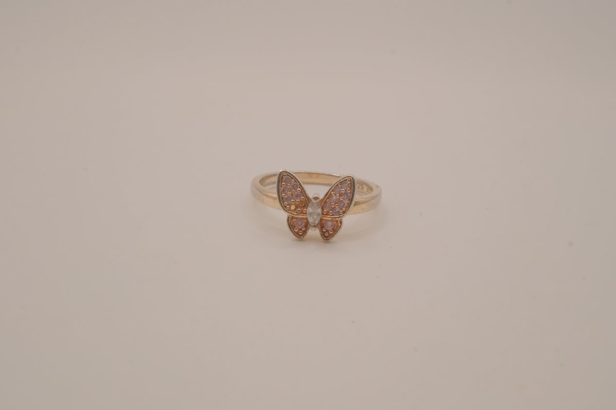 Sterling silver Butterfly ring
